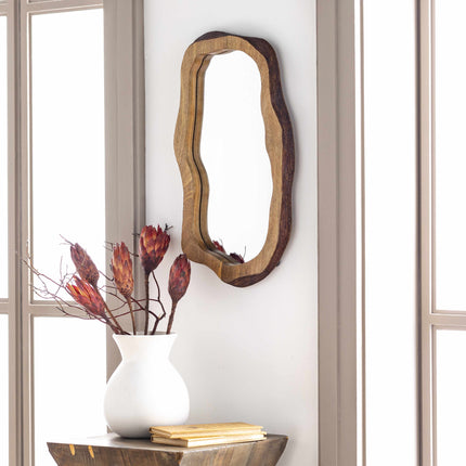 Louiseville Gold Frame Round Mirror Mirrors TriadCommerceInc