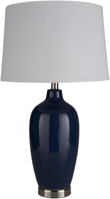 Mariazell Traditional Navy Table Lamp Lighting TriadCommerceInc 27"H x 15"W x 15"D