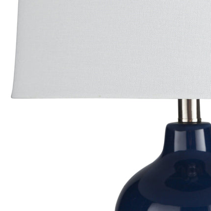 Mariazell Traditional Navy Table Lamp Lighting TriadCommerceInc