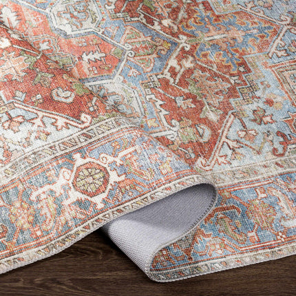 Rust Maayon Washable Rug Rugs TriadCommerceInc