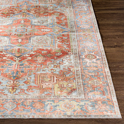 Rust Maayon Washable Rug Rugs TriadCommerceInc