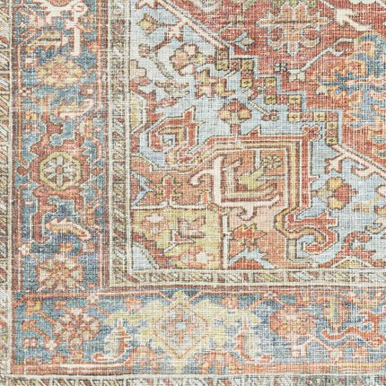 Rust Maayon Washable Rug Rugs TriadCommerceInc