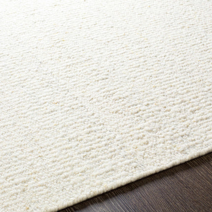 Yaniklar Cream Flat Woven Wool Rug Rugs TriadCommerceInc