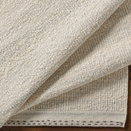 Yaniklar Cream Flat Woven Wool Rug Rugs TriadCommerceInc