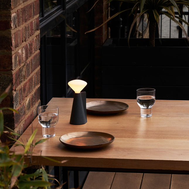 Mantle Portable Lamp in Granite Black Home Decor > Lighting > Lamp > Table Lamps TriadCommerceInc