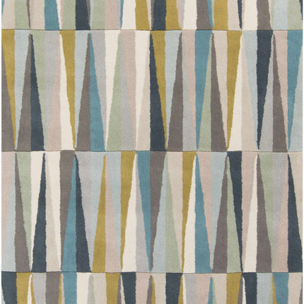 Mathiston Geometric Triangles Wool Rug Rugs TriadCommerceInc 5' x 8' Rectangle