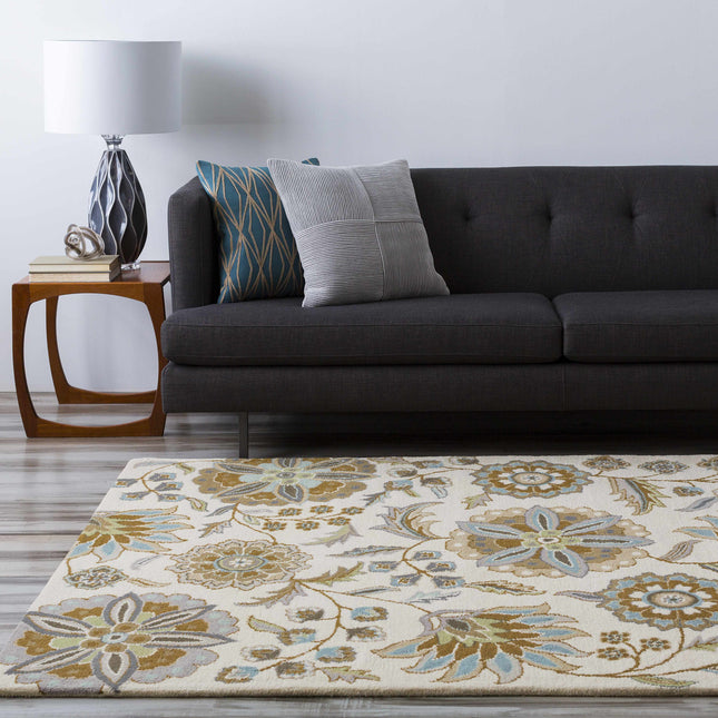 Mack Floral Wool Area Carpet - Promo Rugs TriadCommerceInc