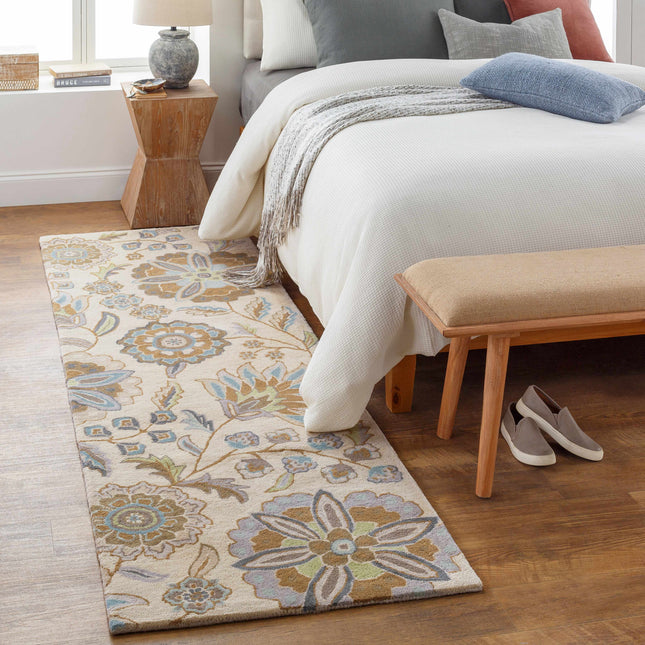 Mack Floral Wool Area Carpet - Promo Rugs TriadCommerceInc