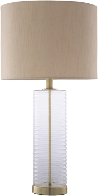 Hornstein Modern Beige Table Lamp Home Decor > Lighting > Lamp > Table Lamps TriadCommerceInc 26.5"H x 14"W x 14"D