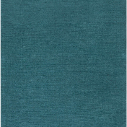 Brockton Solid Wool Teal Area Rug Rugs TriadCommerceInc 5' x 8' Rectangle