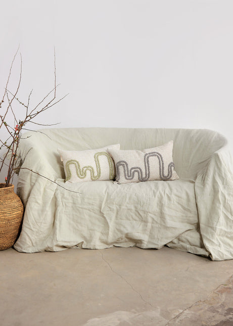 Olive & Gray Mirage Lumbar Throw Pillow All TriadCommerceInc