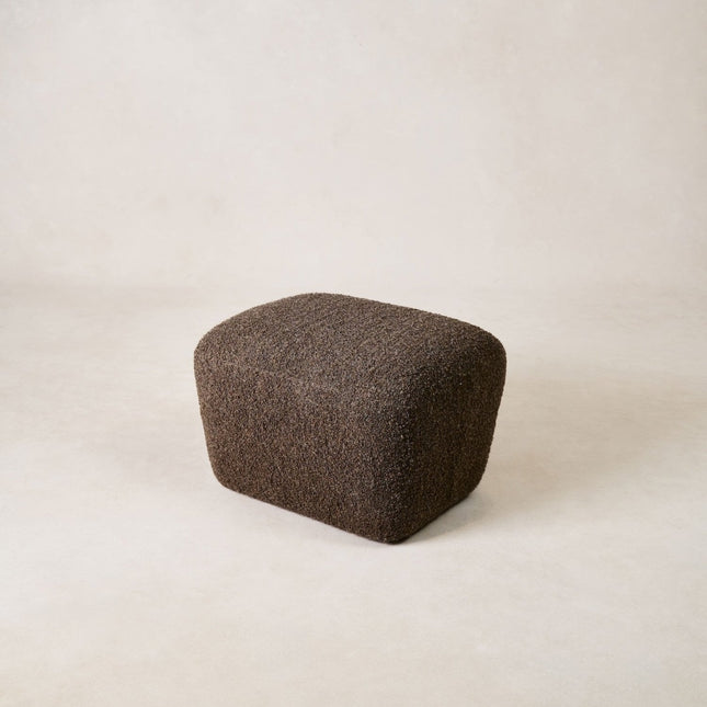 Papa Teddy Ottoman - Mocha Boucle Ottomans TriadCommerceInc