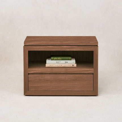Sofita Wood Nightstand - Mocha End Tables TriadCommerceInc Wide