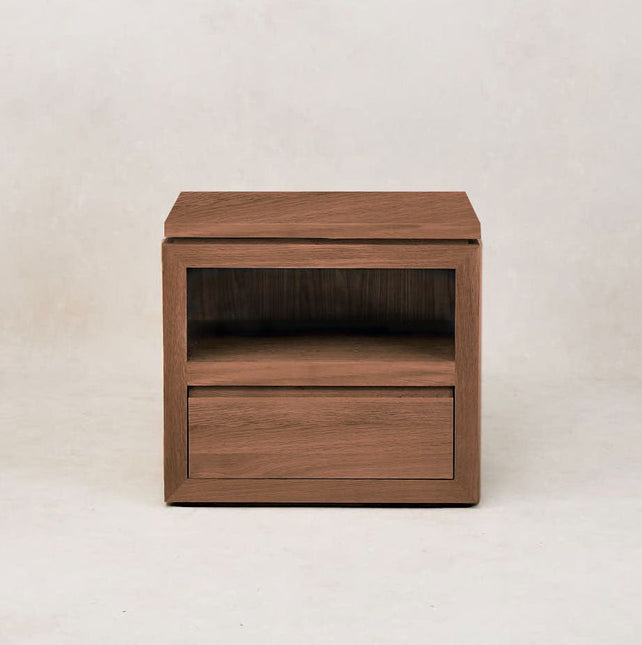 Sofita Wood Nightstand - Mocha End Tables TriadCommerceInc Regular