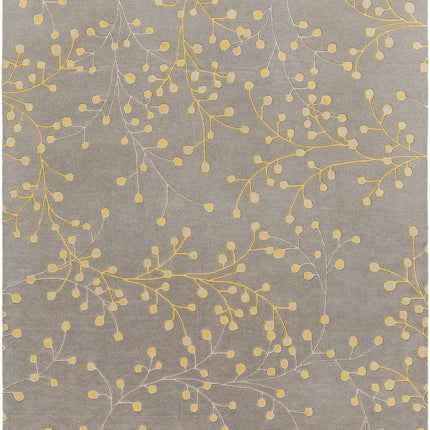 Elsu Mustard Wool Area Rug Rugs TriadCommerceInc 8' x 11' Rectangle