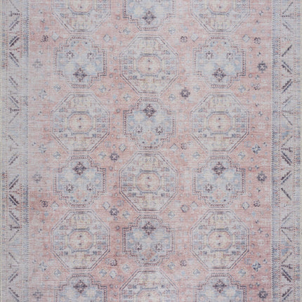 Morcott Peach Washable Area Rug Rugs TriadCommerceInc 5'3" x 7' Rectangle
