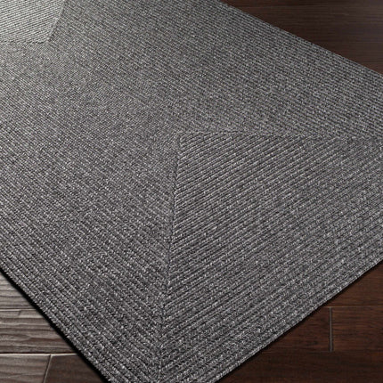 Black Braided Faux Jute Rug Rugs TriadCommerceInc