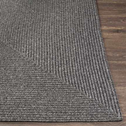 Black Braided Faux Jute Rug Rugs TriadCommerceInc