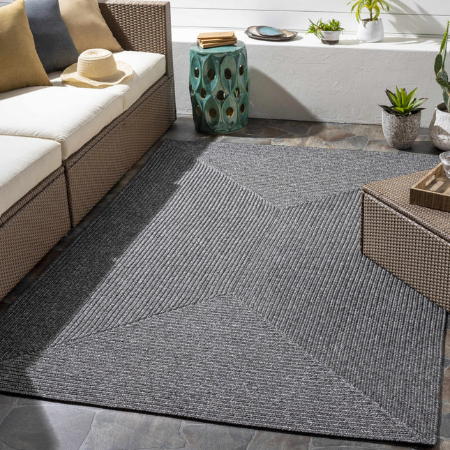 Black Braided Faux Jute Rug Rugs TriadCommerceInc