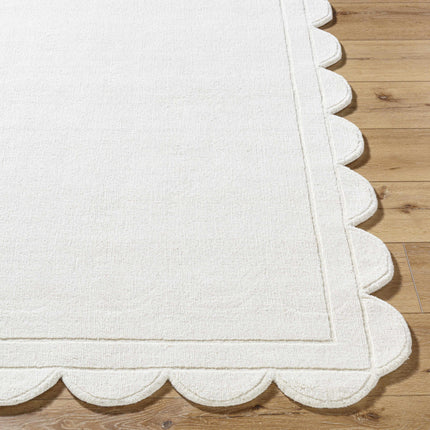 Uhuro White Geometric Area Rug Rugs TriadCommerceInc
