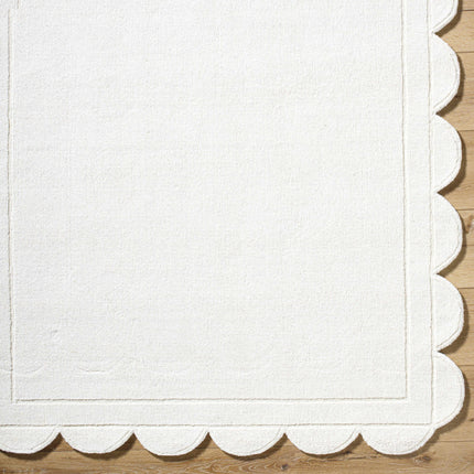 Uhuro White Geometric Area Rug Rugs TriadCommerceInc