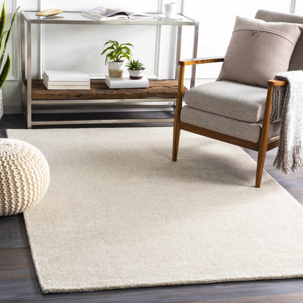 Mariba Ivory Wool Area Rug Rugs TriadCommerceInc