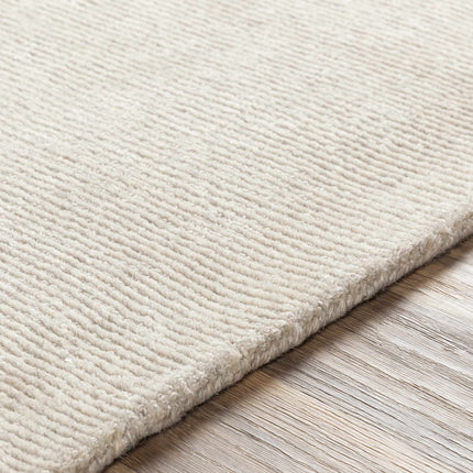 Mariba Ivory Wool Area Rug Rugs TriadCommerceInc