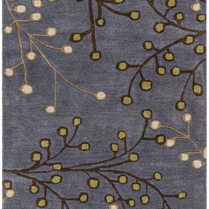 Elsu Brown Beige Wool Rug Rugs TriadCommerceInc