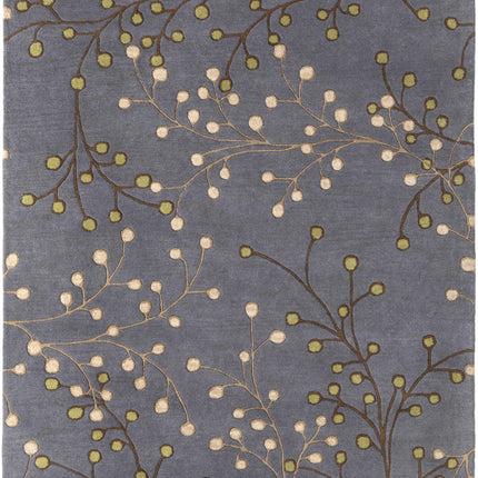 Elsu Brown Beige Wool Rug Rugs TriadCommerceInc 6' x 9' Rectangle