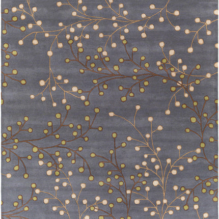 Elsu Brown Beige Wool Rug Rugs TriadCommerceInc 7'6" x 9'6" Rectangle