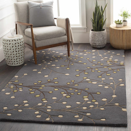 Elsu Brown Beige Wool Rug Rugs TriadCommerceInc