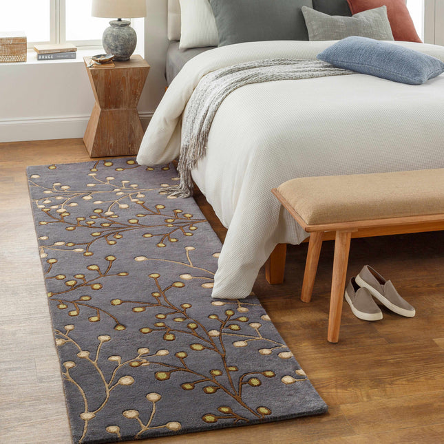 Elsu Brown Beige Wool Rug Rugs TriadCommerceInc