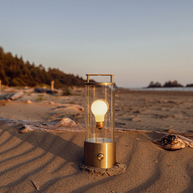 The Muse Portable Lamp in Solid Brass Portables TriadCommerceInc