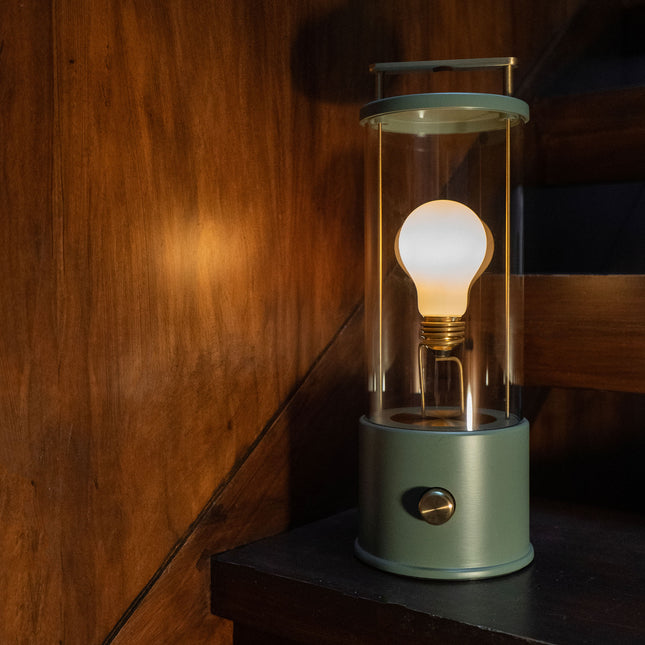 The Muse Portable Lamp in Pleasure Garden Green Portables TriadCommerceInc