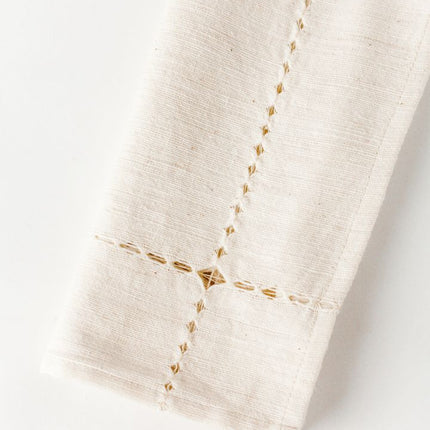 Pulled Cotton Napkins Cloth Napkins TriadCommerceInc Natural Set of 2