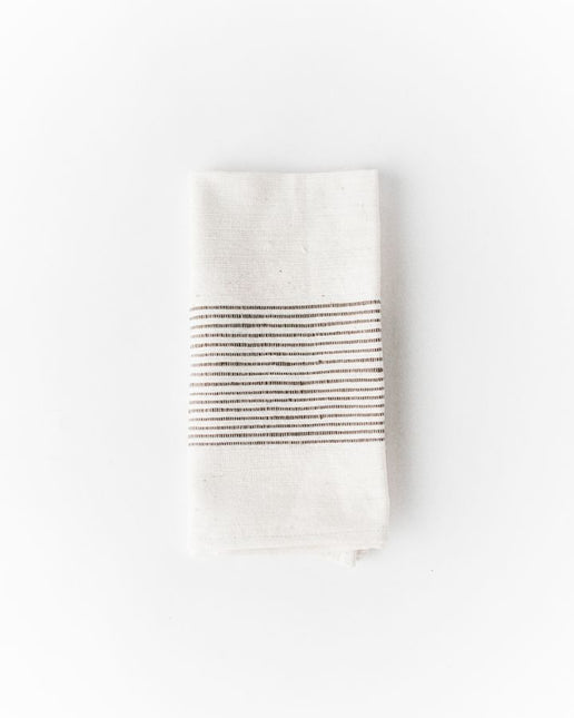 Riviera Cotton Napkins Cloth Napkins TriadCommerceInc Grey Set of 2