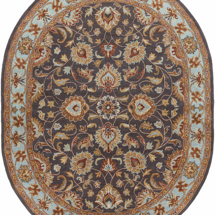 Cherryfield 1004 Hand Tufted Wool Rug Rugs TriadCommerceInc 8' x 10' Oval