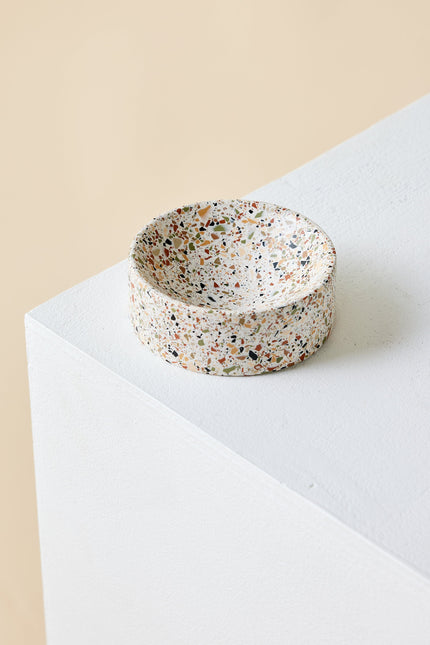 Neutral Terrazzo Trinket Bowl Décor TriadCommerceInc
