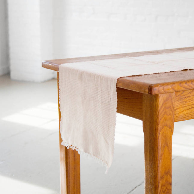 Riviera Cotton Table Runner Table Runners TriadCommerceInc   