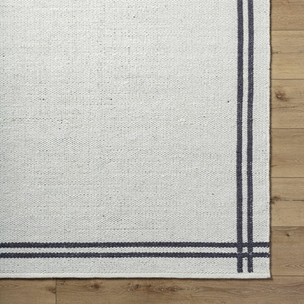 Nimue Bordered Wool Rug Rugs TriadCommerceInc