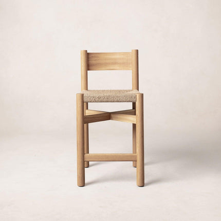 Nonna Counter Stool - Warm Oak Counter Stools TriadCommerceInc