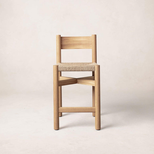Nonna Counter Stool - Warm Oak Counter Stools TriadCommerceInc