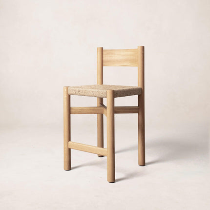 Nonna Counter Stool - Warm Oak Counter Stools TriadCommerceInc
