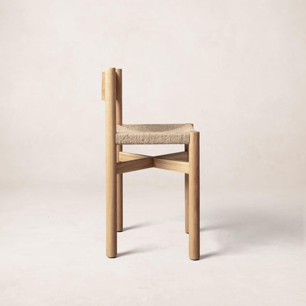 Nonna Counter Stool - Warm Oak Counter Stools TriadCommerceInc