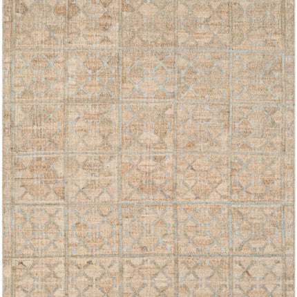 Rice Dusty Sage Fringed Jute Carpet Rugs TriadCommerceInc 6' x 9' Rectangle