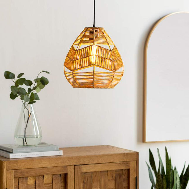 Lennie Pendant Light - Beige Home Decor > Lighting > Ceiling Lights > Pendant Lights TriadCommerceInc