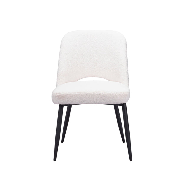 Teddy Dining Chair (Set of 2) Ivory Chairs TriadCommerceInc   