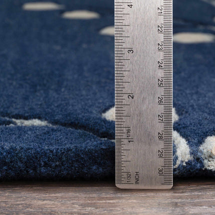 Blue Elsu Area Rug Rugs TriadCommerceInc