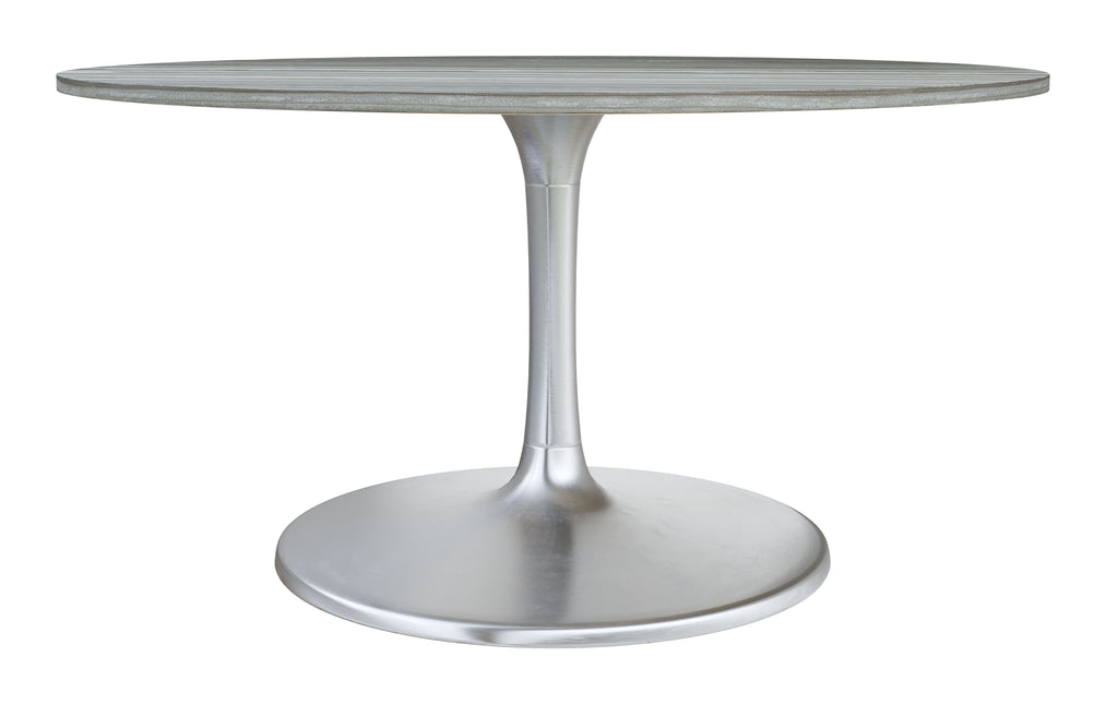 Star City Dining Table (60") Gray & Silver Tables TriadCommerceInc   