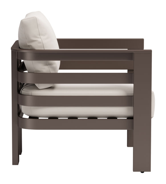 Bal Harbor Armchair White Seating TriadCommerceInc   